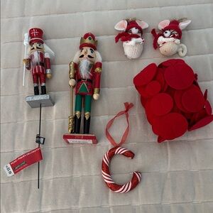 Ashland Red and Green Nutcracker Ornament Set Assorted NWT ❤️✨